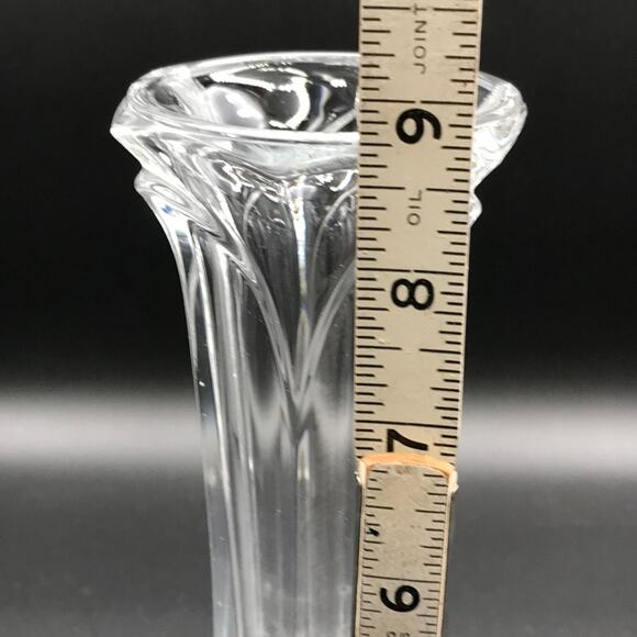 Vintage Cristal D’Arques Bandol Pattern Tri Foot Lead Crystal Bud Vase France - Picture 6 of 7